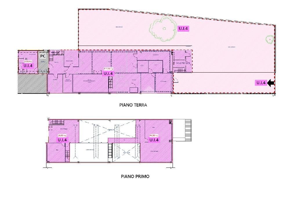 Shed Via Caduti di Melissa, Bologna - floor plans 1
