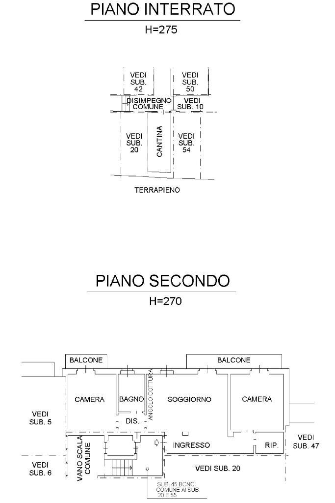 Four-room apartment Via d'alice, Cavaglià - floor plans 1