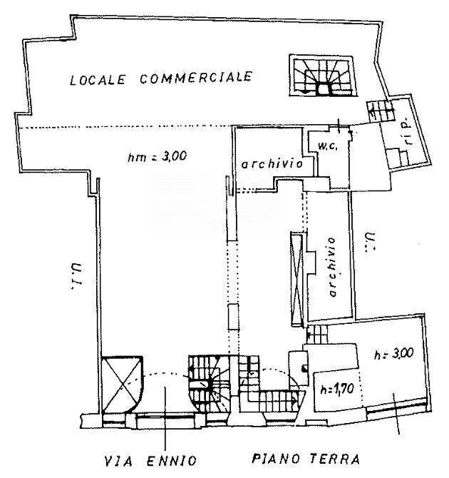 Foto 48 - Locale Commerciale Via Ennio
 
120, Grottaglie - planimetria 1