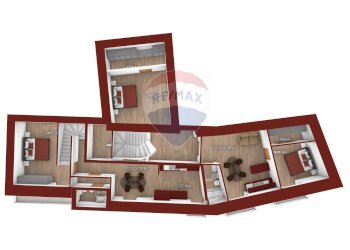 Pianta 3D - Appartamento Corso Vittorio Emanuele Terzo
 
150, Monte Sant'Angelo - foto 1