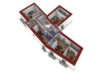 Pianta 3D - Appartamento Corso Vittorio Emanuele Terzo
 
150, Monte Sant'Angelo - foto 5