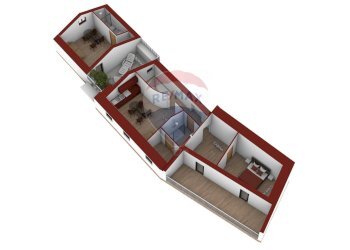 Pianta 3D - Appartamento Corso Vittorio Emanuele Terzo
 
150, Monte Sant'Angelo - foto 9