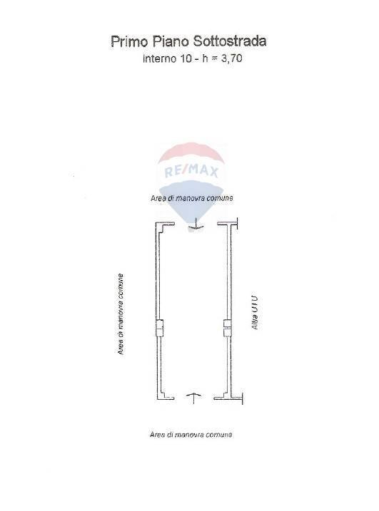 Pianta 2D - Box Viale Degli Artigiani, Foggia - floor plans 1