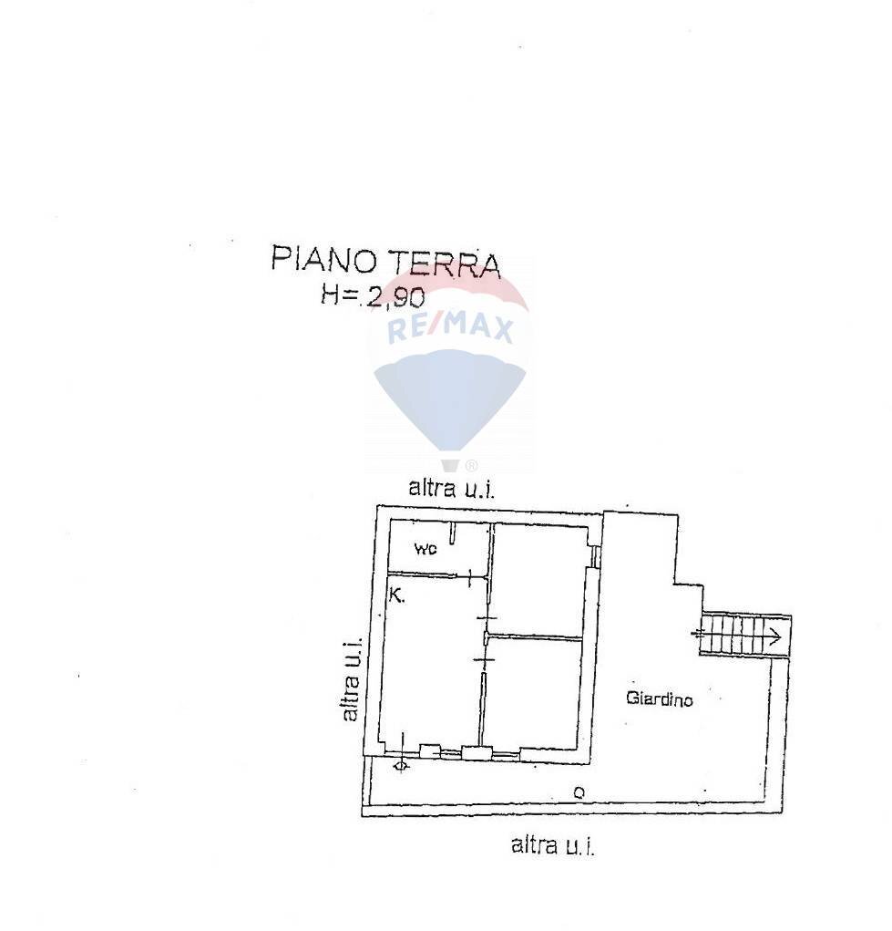 Pianta 2D - Trilocale Contrada Chiesola, Vieste - planimetria 1