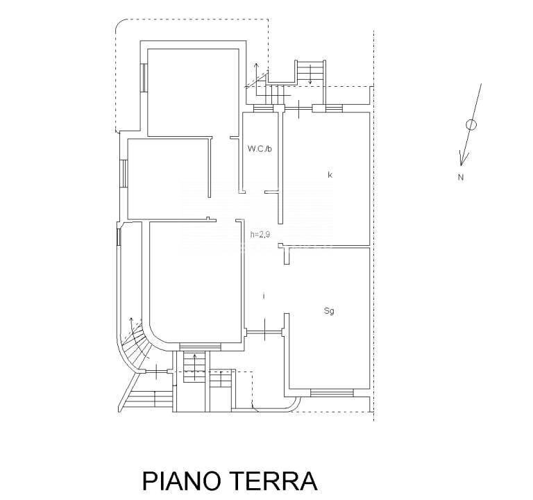 Foto 57 - Villa Via Livorno
 
76, Miggiano - planimetria 1