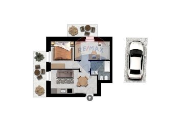 Pianta 2D - Trilocale GENERALE ARDOINO
 
205, Diano Marina - foto 2