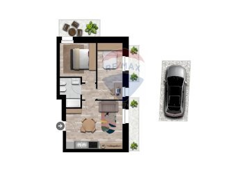 Pianta 2D - Trilocale generale ardoino
 
205, Diano Marina - foto 2