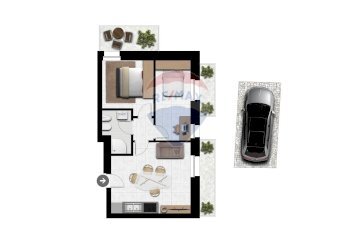 Pianta 2D - Trilocale GENERALE ARDOINO
 
205, Diano Marina - foto 2