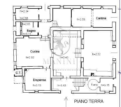 Foto 55 - Rustico strada provinciale lauretana
 
82, Sinalunga - planimetria 1