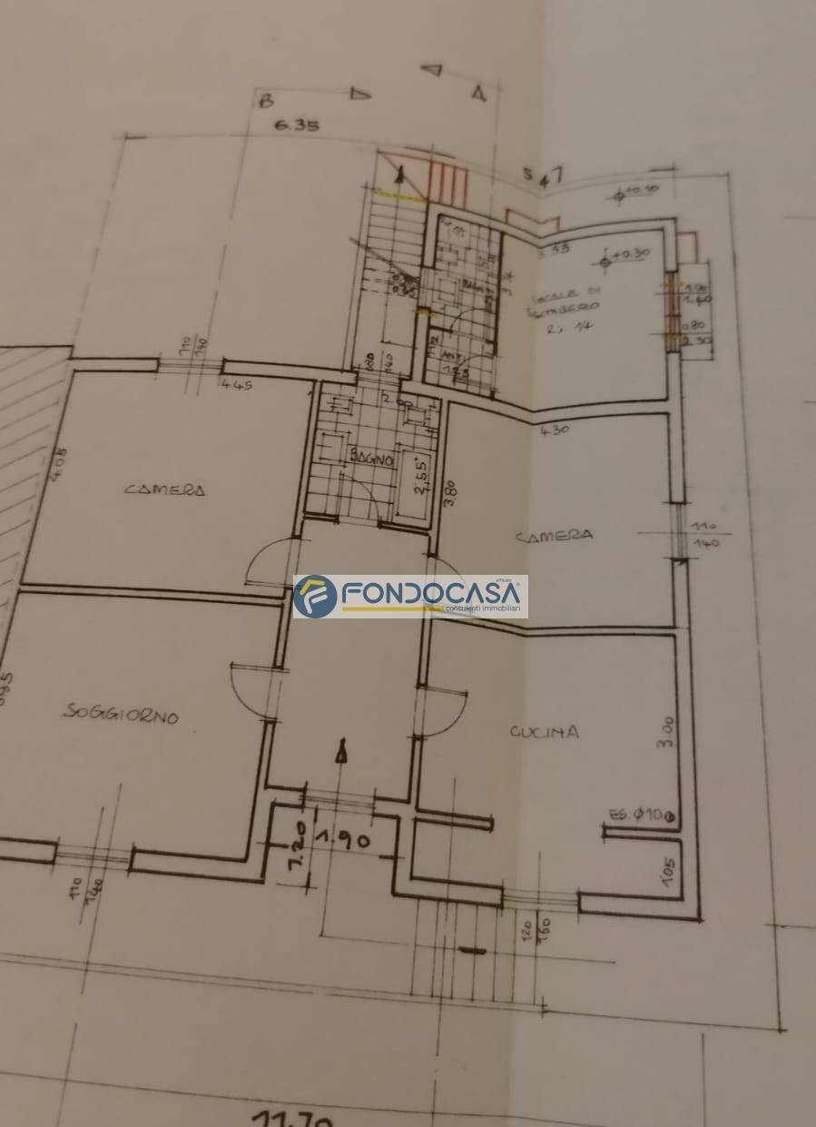 scheda catastale - Semi-detached house Via Cocombola
 
78, Massa - floor plans 1