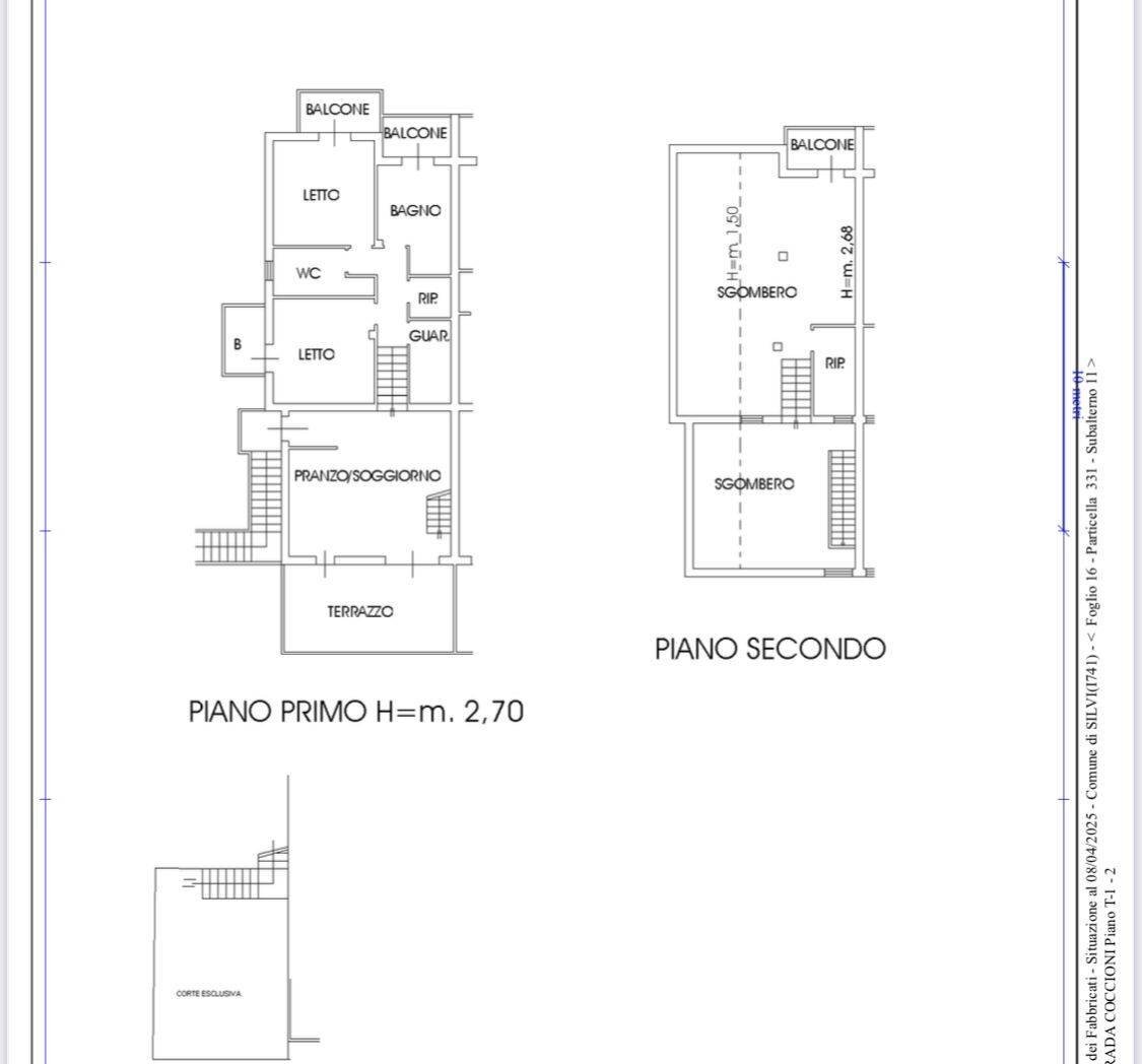 Foto 47 - Casa semi indipendente C.da COCCIONI
 
28/A, Silvi - planimetria 1