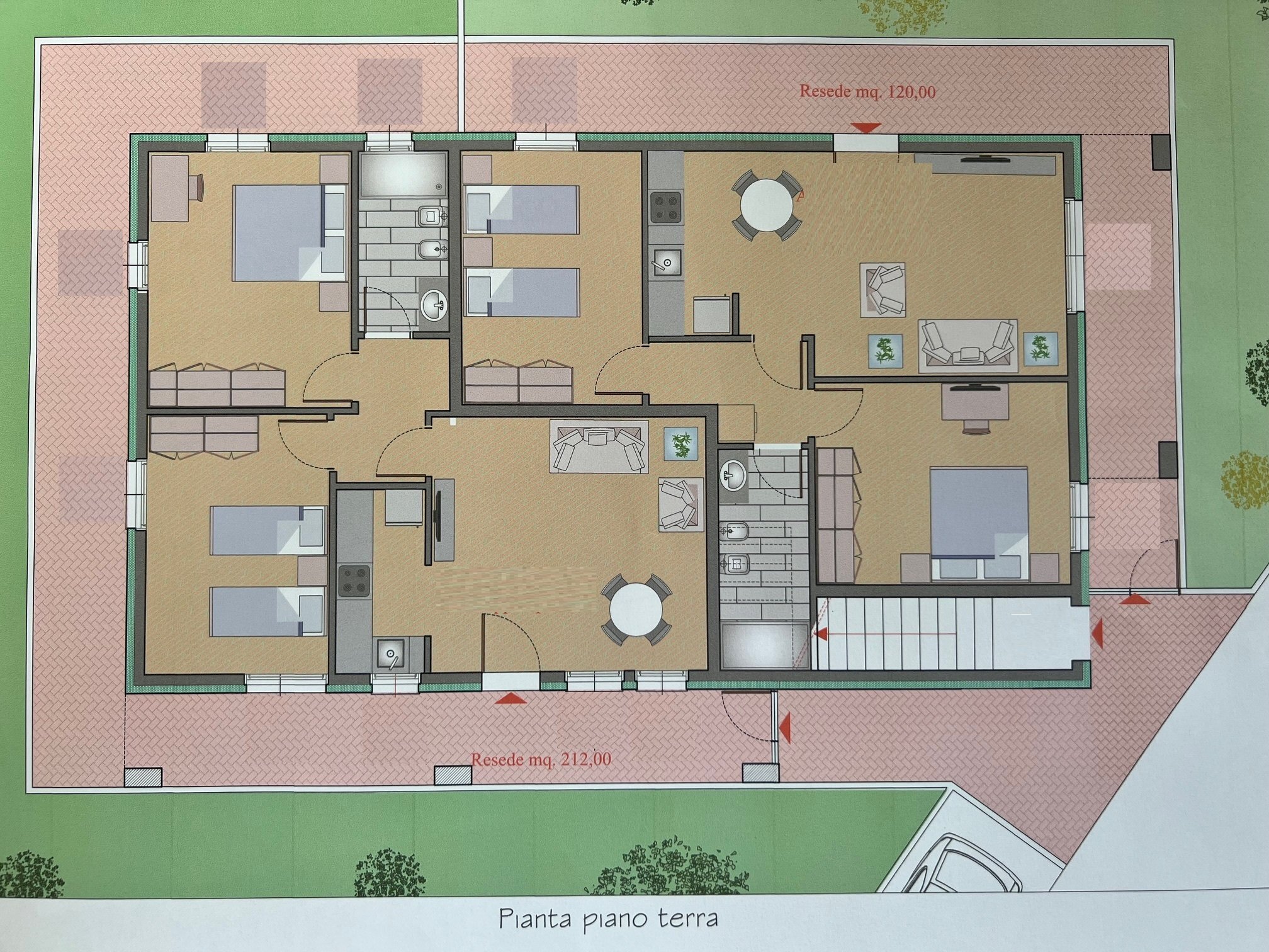 Trilocale Montelupo Fiorentino - planimetria 1