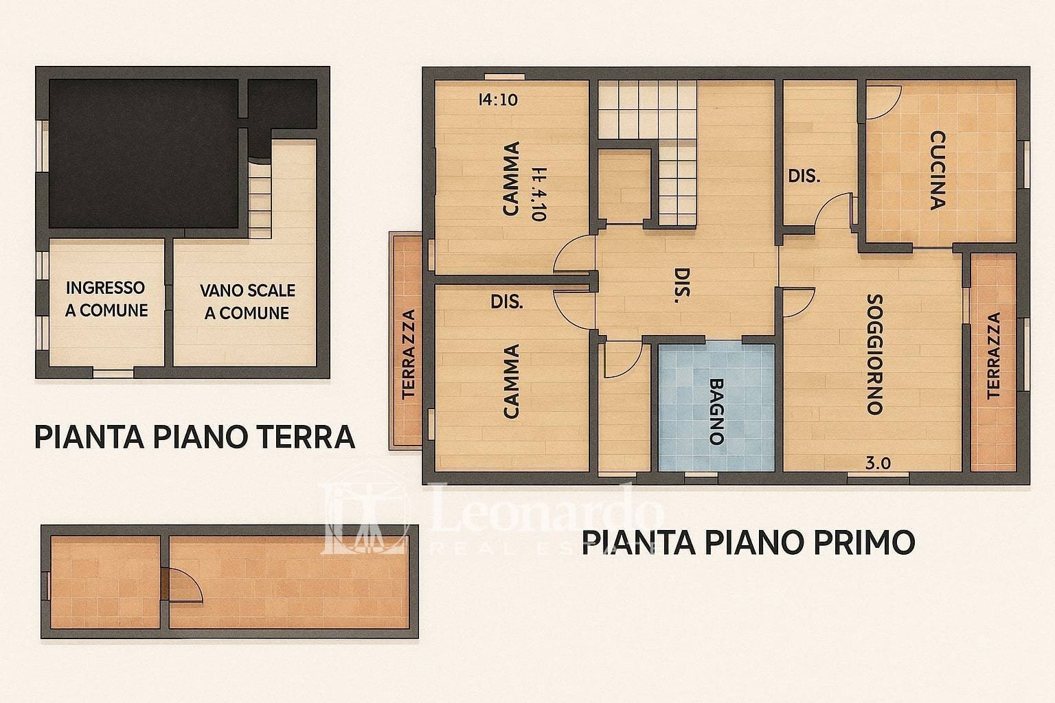 Foto 25 - Casa indipendente via mameli, Viareggio - planimetria 1