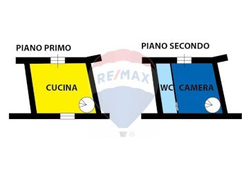 Pianta 2D - Bilocale via San Benedetto
 
33, Casoria - foto 5