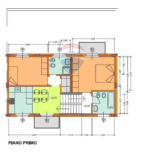 Pianta 2D - Villa via roggia molinara
 
28, Biandrate - planimetria 1