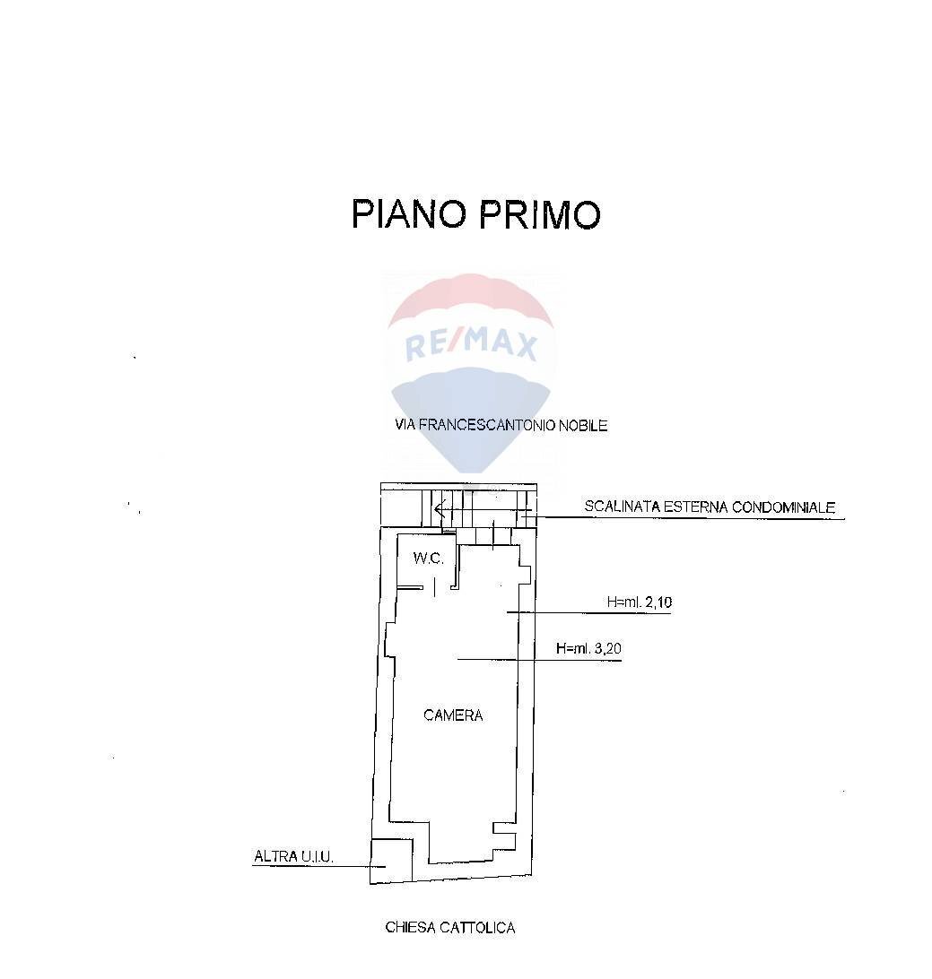 Pianta 2D - One-room apartment Via Nobile
 
12, Vieste - floor plans 1
