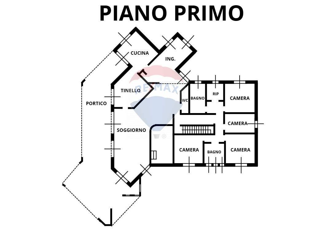 Pianta 2D - Villa via Papa Giovanni XXIII
 
56, Lonate Pozzolo - planimetria 1