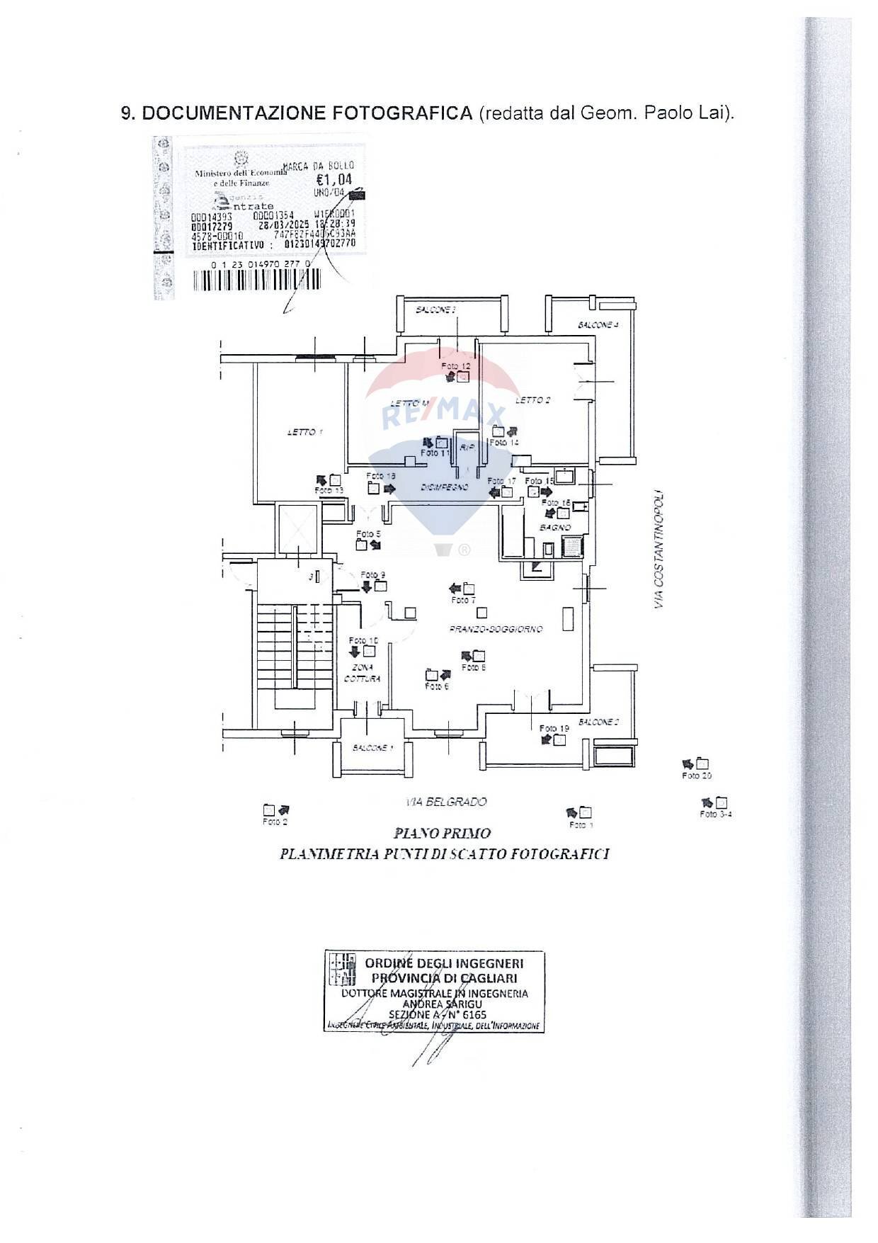 Pianta 2D - Appartamento Via Belgrado
 
12, Cagliari - planimetria 1