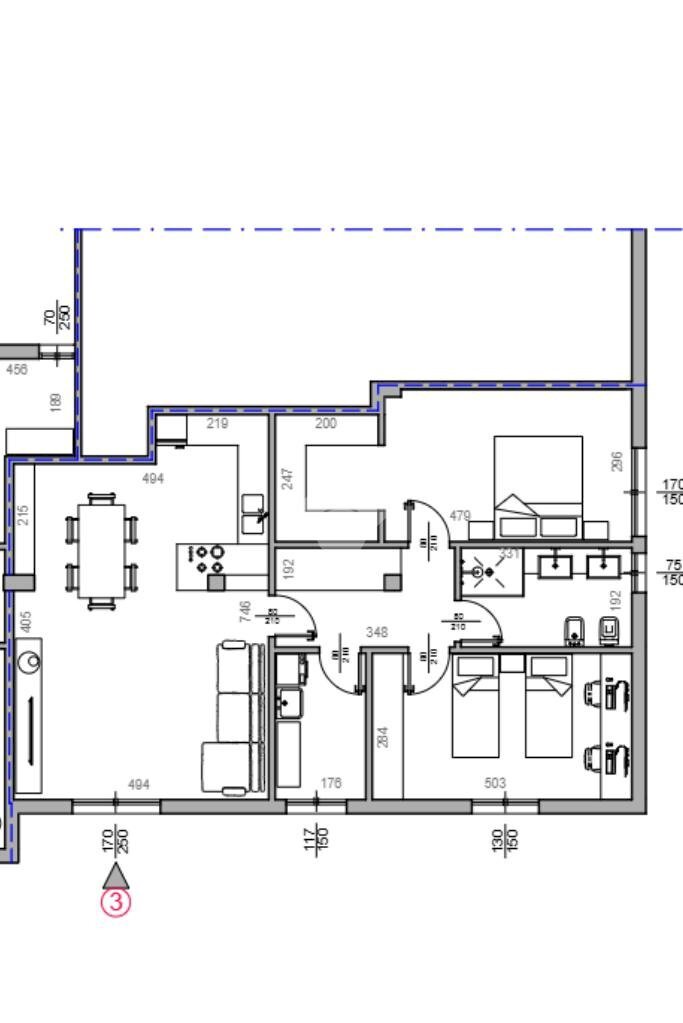 Trilocale Via Francesco Saverio Nitti, Carpi - planimetria 1