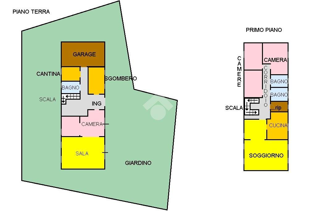 Villa Via Pietro Nenni, Cotignola - floor plans 1