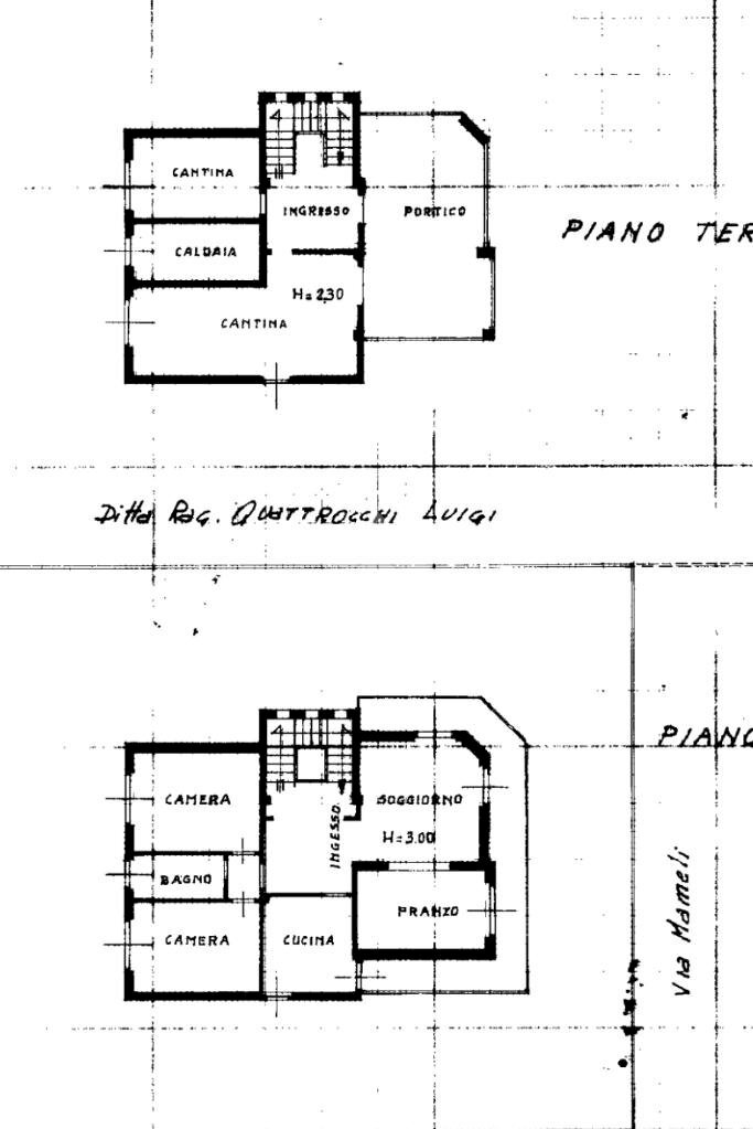 Villa Via mameli, Vittuone - floor plans 1
