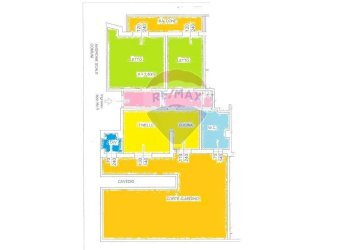 Pianta 2D - Quadrilocale via Luigi Negrelli
 
71, Catania - foto 11