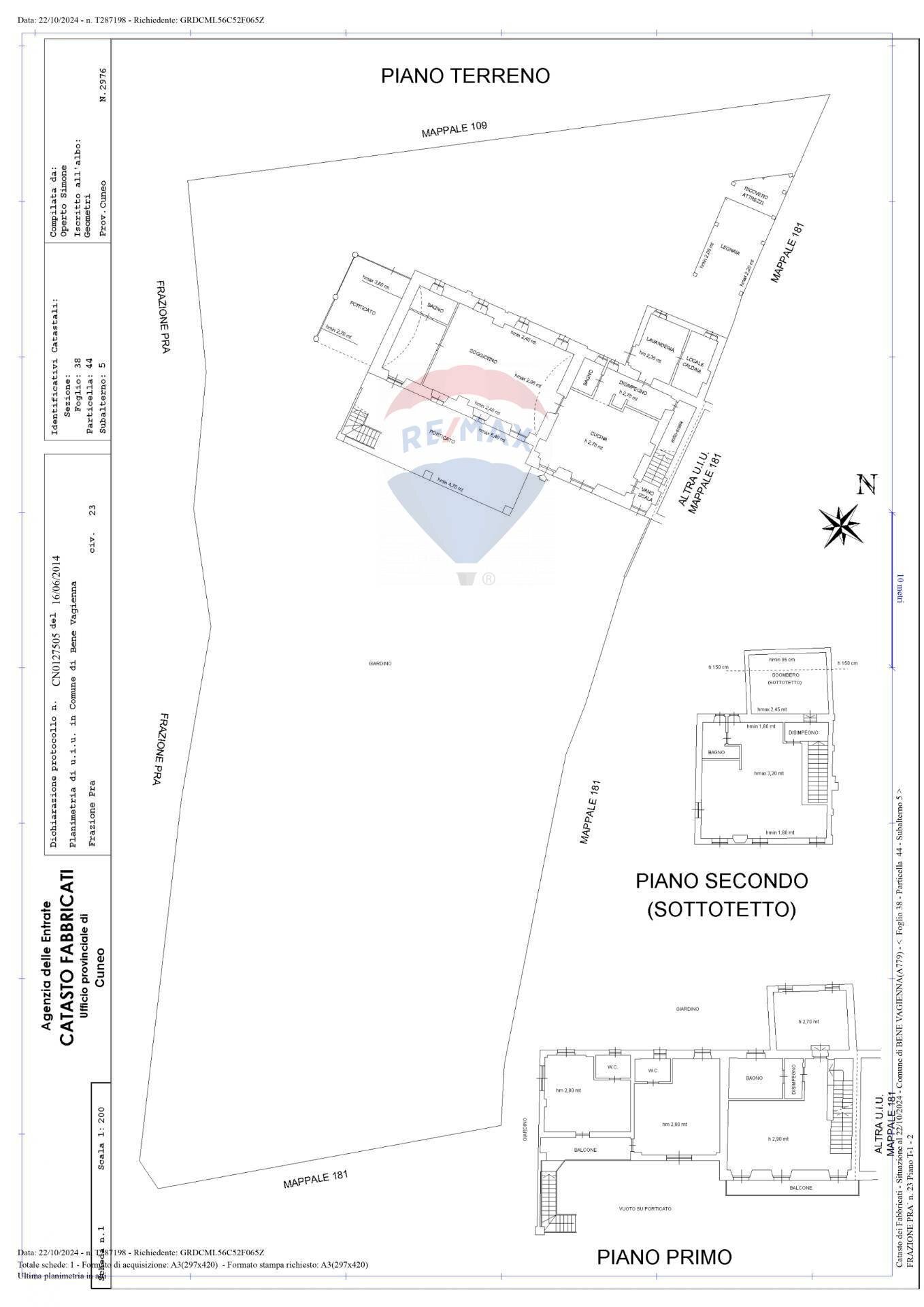 Pianta 2D - Rustico frazione Prà, Bene Vagienna - planimetria 1