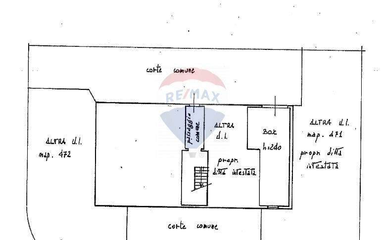 Pianta 2D - Trilocale Via Milano
 
41, Landriano - planimetria 1