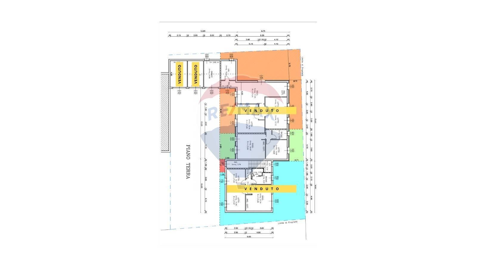 Pianta 2D - Bilocale Via Dante Alighieri
 
9, Cadelbosco di Sopra - planimetria 1