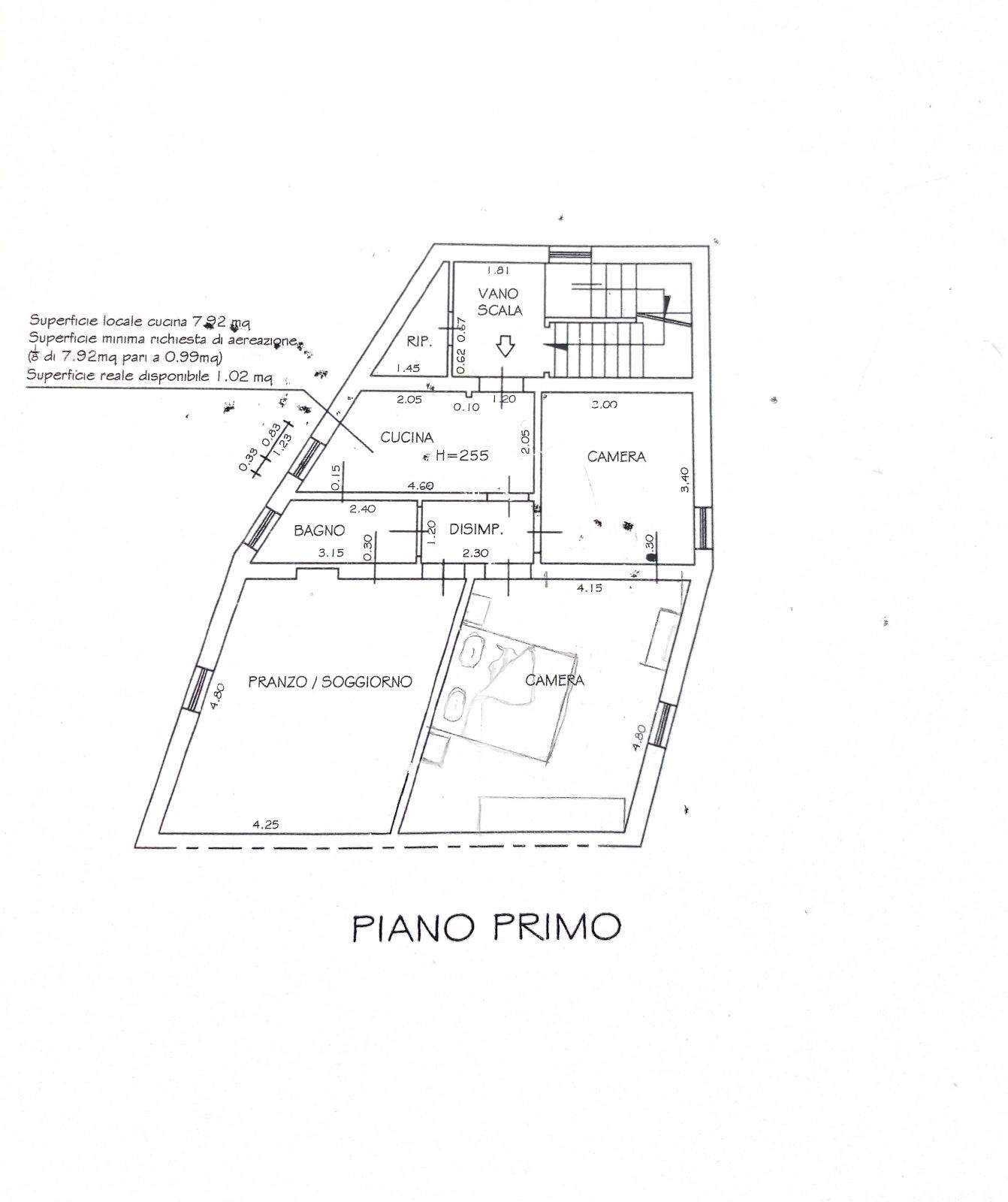 Foto 12 - Quadrilocale via provinciale, Crespina Lorenzana - planimetria 1
