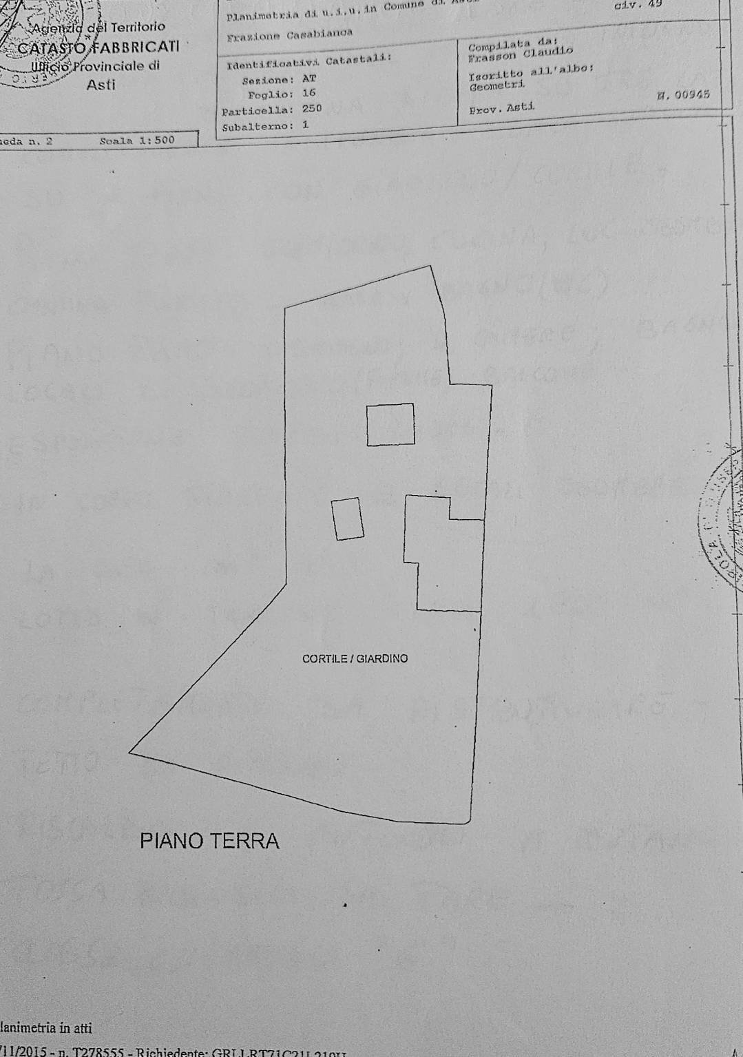 Rustic Frazione Casabianca, 49, Asti - floor plans 1