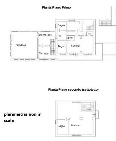Villa via Scallaro, Cavagnolo - floor plans 1