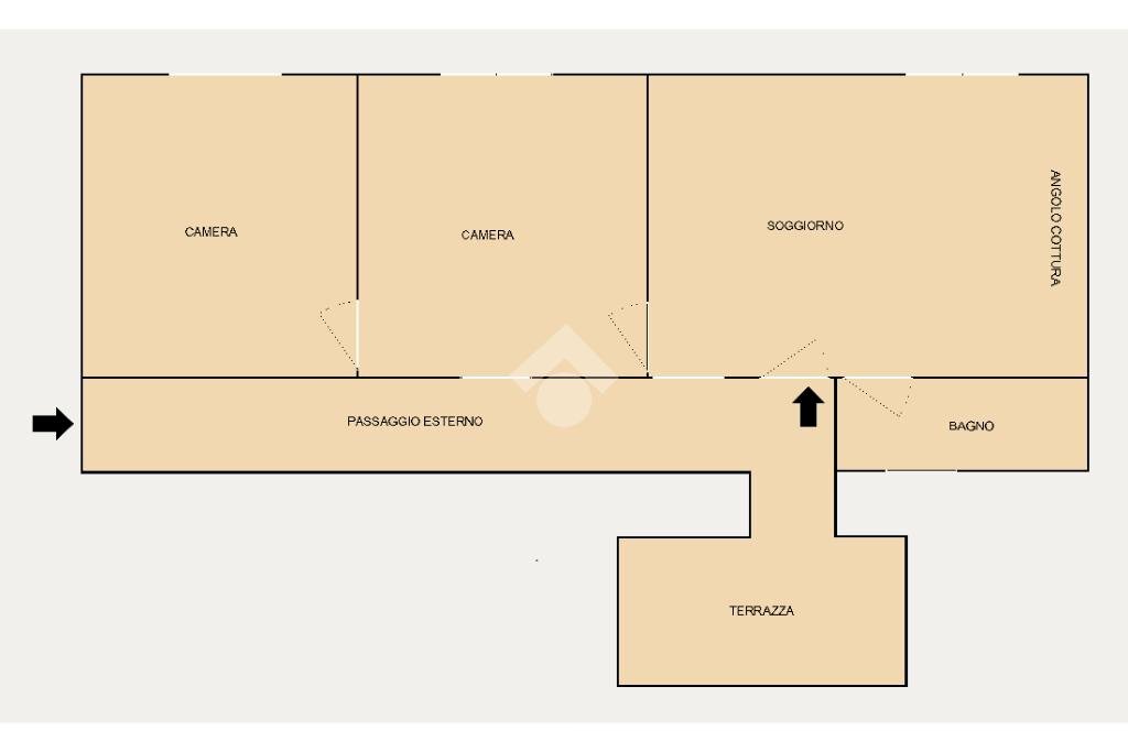 Trilocale Via Montenotte, Albisola Superiore - planimetria 1