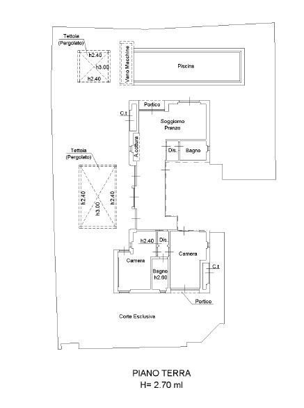 Apartment Riccione - floor plans 1