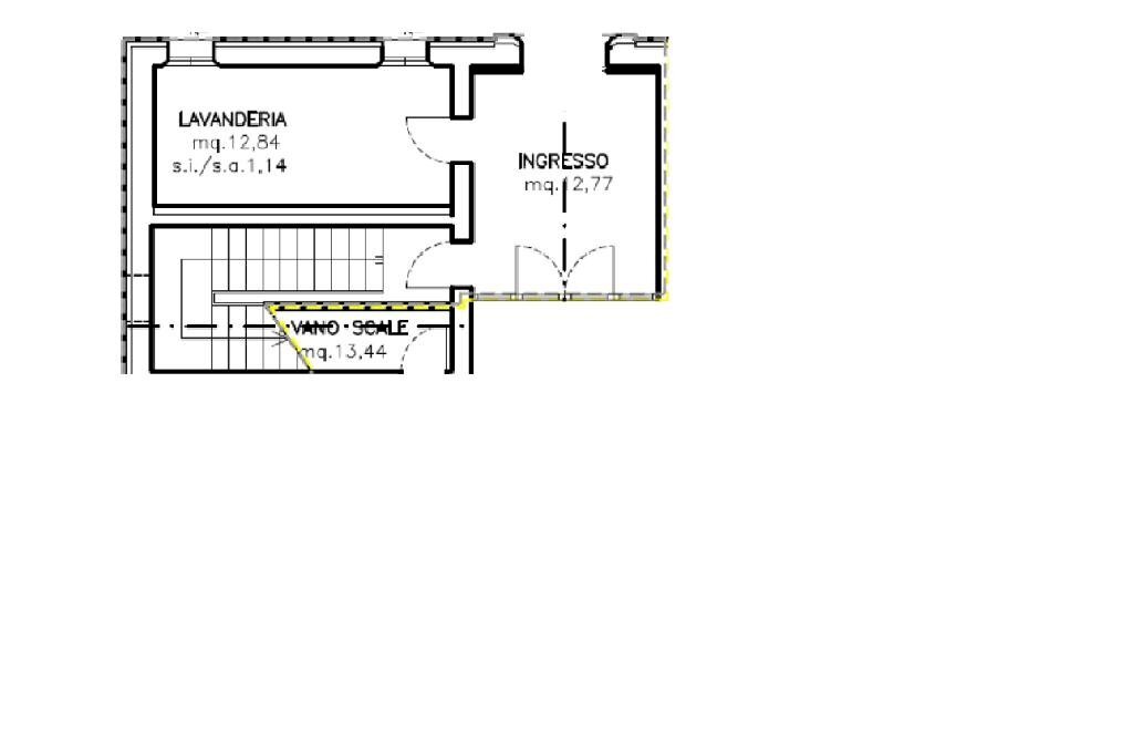 Four-room apartment Via Ernesto Papazzoni, Cavezzo - floor plans 1