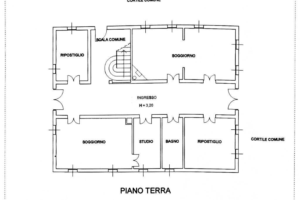 Casa indipendente Strada Provinciale Nord, Novellara - planimetria 1