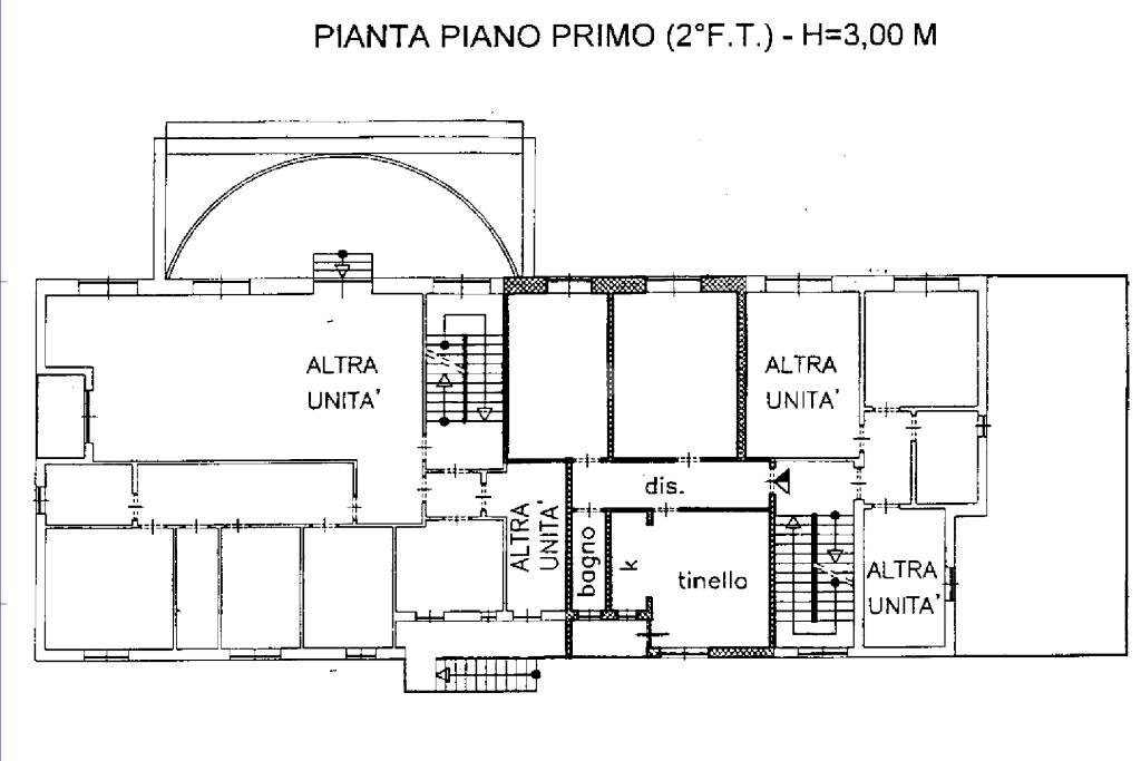 Trilocale Corso casale, Torino (zona Sassi) - planimetria 1