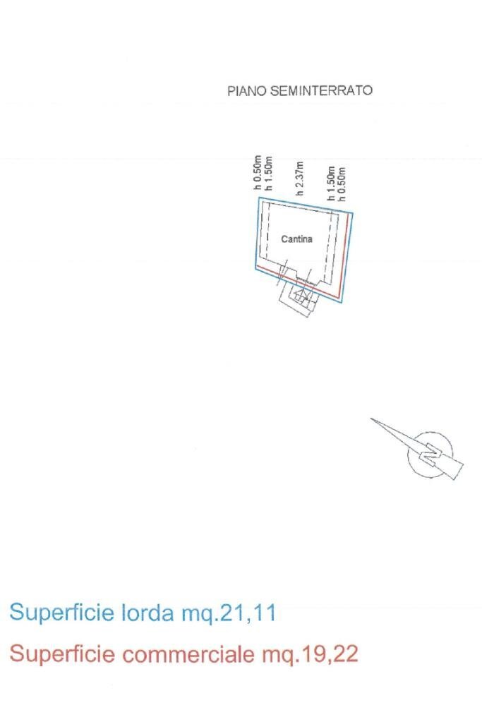 Casa semi indipendente Frazione Rovenaud, Valsavarenche - planimetria 1