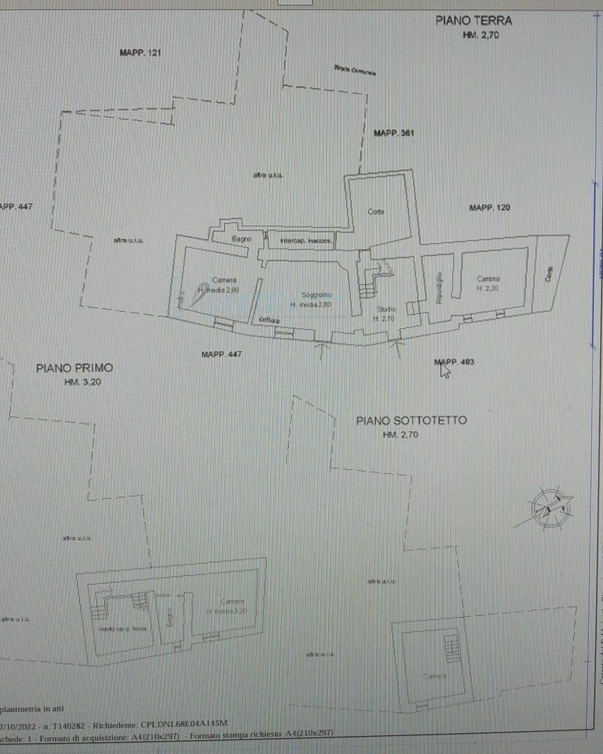 Foto 29 - Rustico Via Per acquila, Borghetto d'Arroscia - planimetria 1