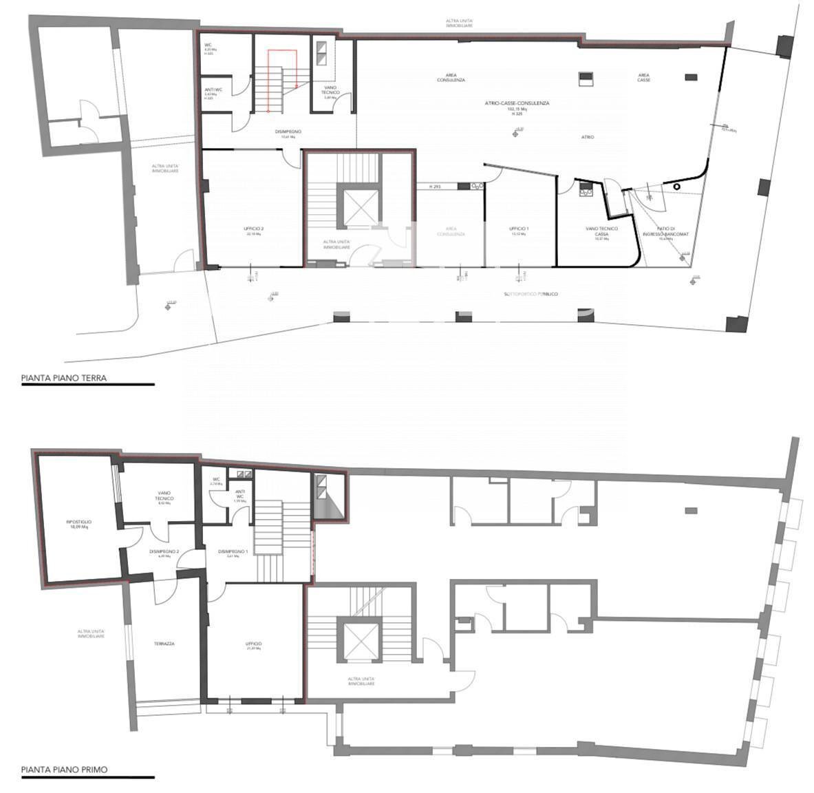 Foto 14 - Office Piazza Duomo Portogruaro, Portogruaro - floor plans 1