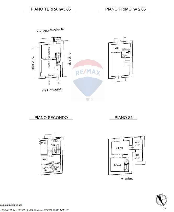 Pianta 2D - Casa indipendente Via Cartagine
 
8-10, Caccamo - planimetria 1