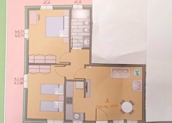 Planimetria - Trilocale via dell'Arno, Montelupo Fiorentino - foto 13