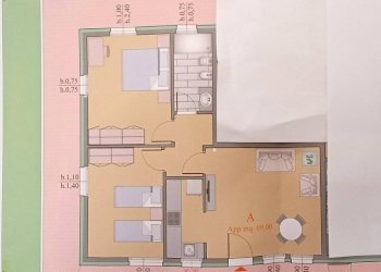 Planimetria - Trilocale via dell'Arno, Montelupo Fiorentino - foto 14