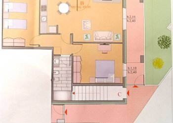 Planimetria - Three-room apartment via dell'Arno, Montelupo Fiorentino - photo 13