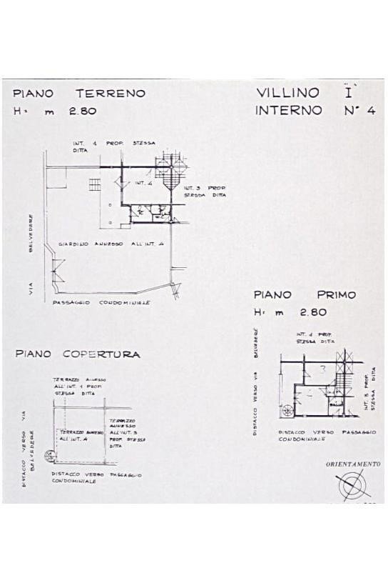 Villa via Belvedere, 58, Anzio - planimetria 1