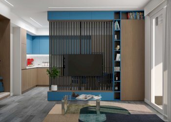 sala-cucina-1 - Trilocale via Pertini, Tribiano - foto 33