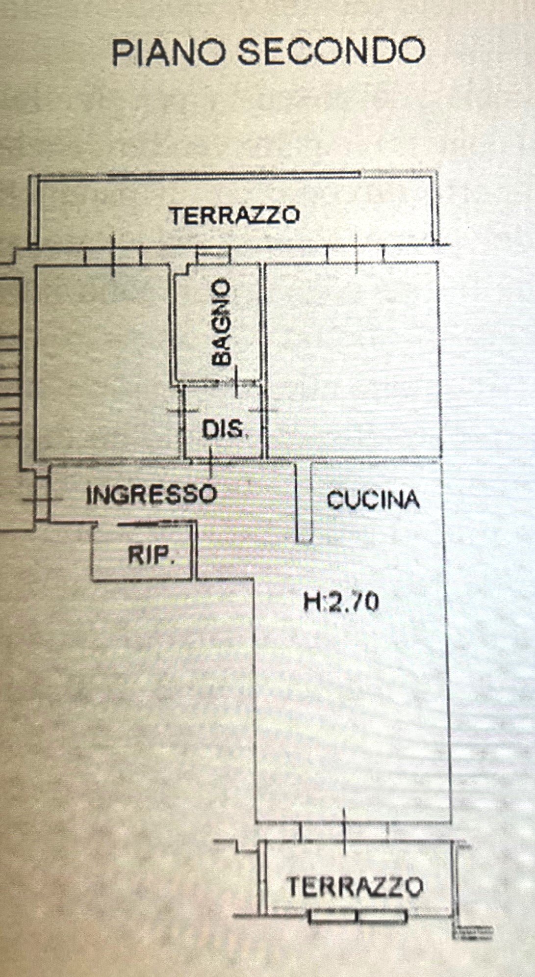Trilocale Montelupo Fiorentino - planimetria 1
