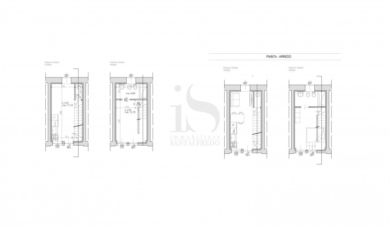 Planimetria - Magazzino VIA MADONNINA, 24, Agrate Brianza - planimetria 1