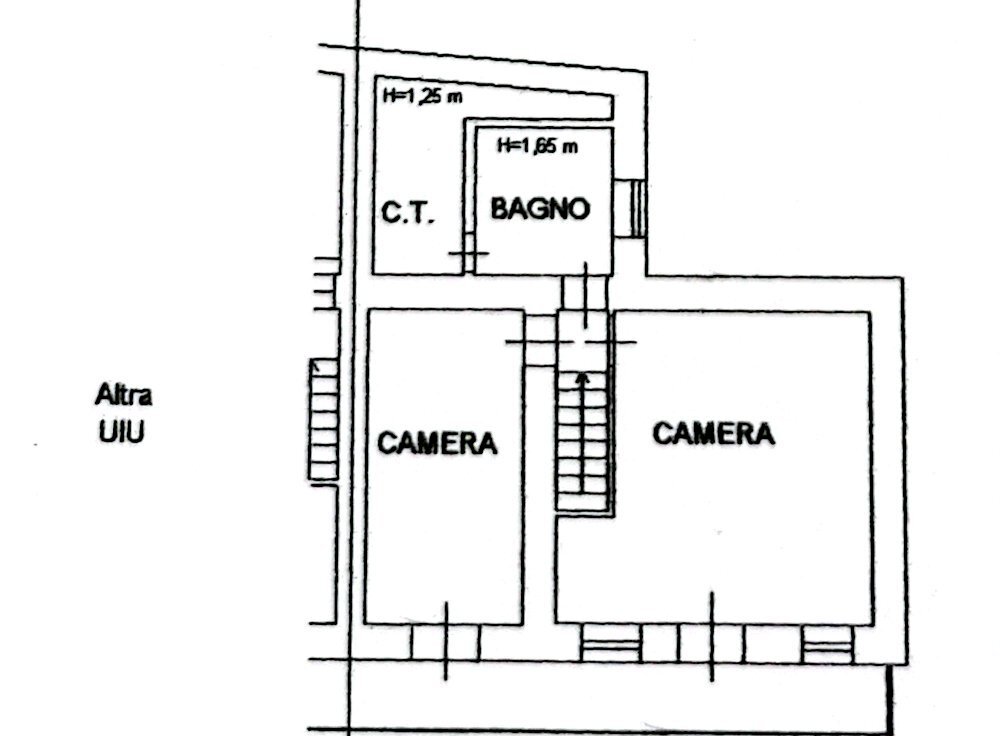 Semi-detached house Via Crosa, 6, Bagnolo Piemonte - floor plans 1
