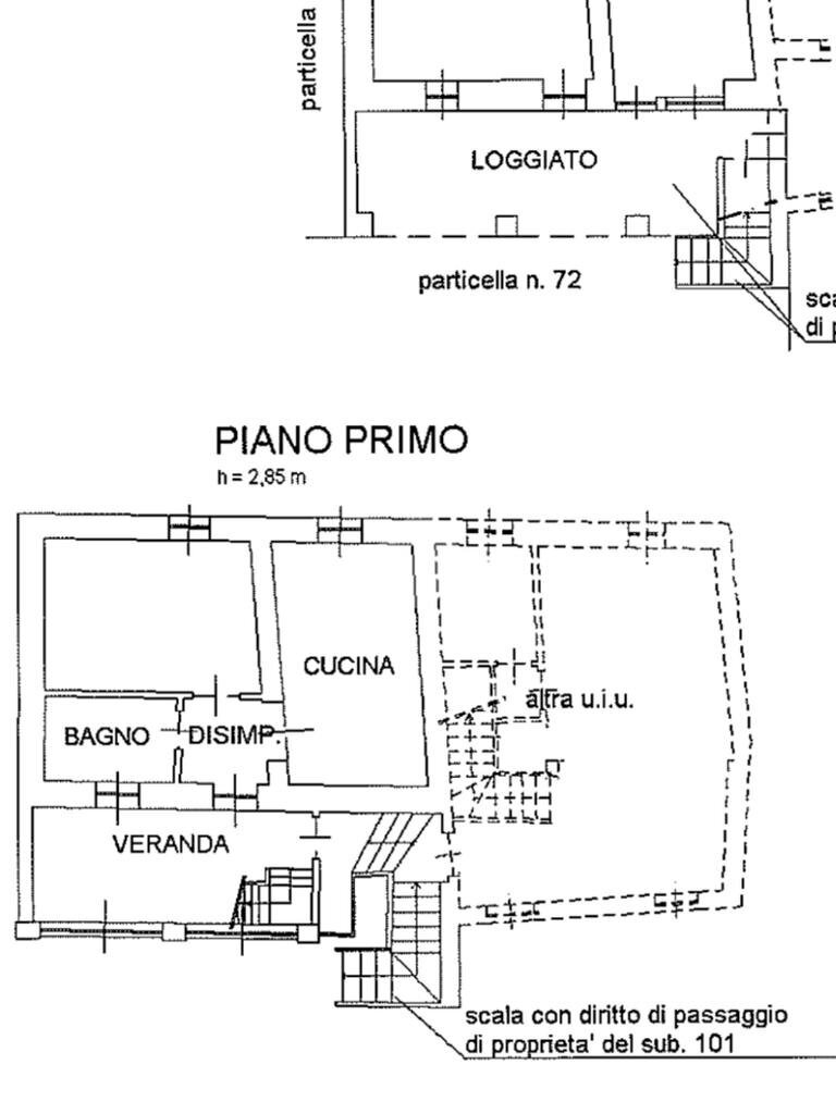 Casa semi indipendente Via conte Cagnis, Lessolo - planimetria 1